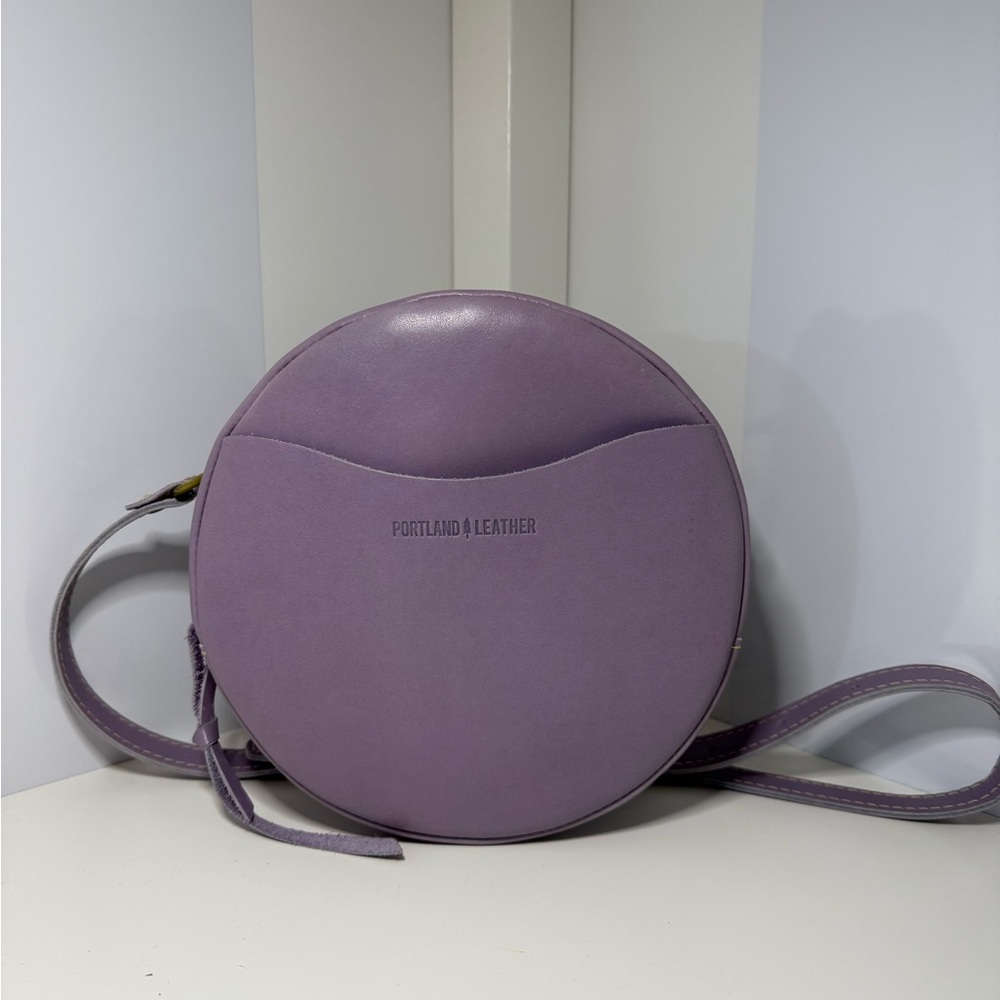 Portland Leather Goods Circle crossbody bag, Large (9”)